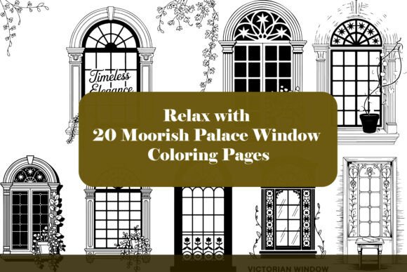 20 Moorish Window Designs: Graphics & Coloring Pages Amp