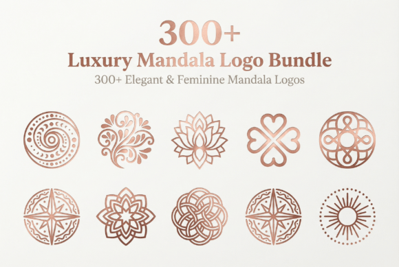 300 Mandala Logo Designs – Geometric Flo