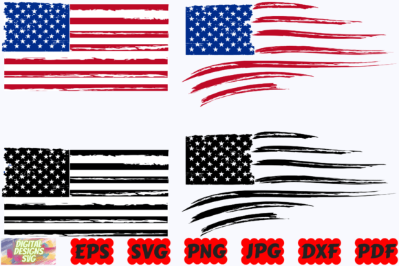 American Flag SVG