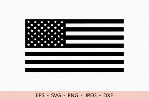 American Flag Svg for Crafts and Graphics