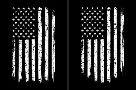 Distressed American Flag Grunge Flag Graphics for Crafts