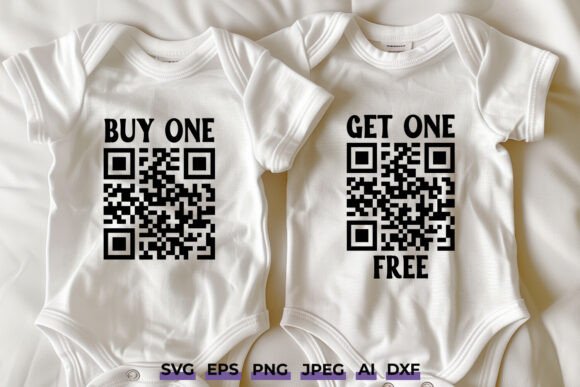 Funny Twin Matching SVG Graphics for Crafts