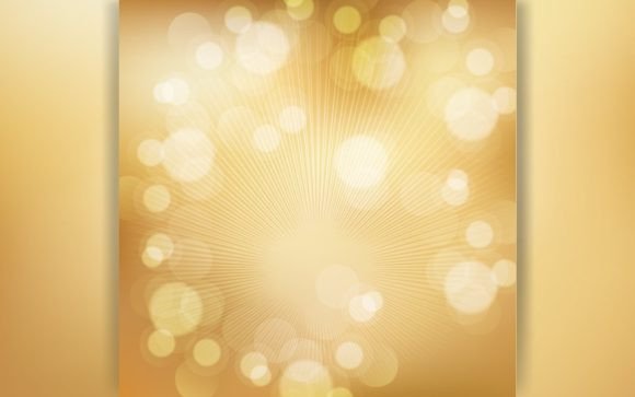Golden Particles Bokeh Light Background: Premium Graphics & Backgrounds