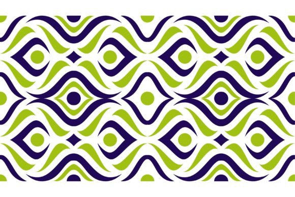 People Abstract Pattern Green Blue Graphics & Patterns